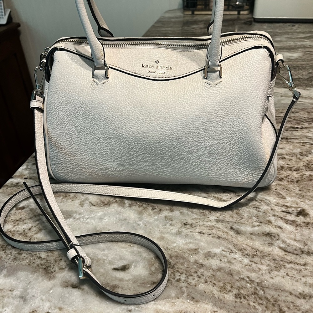 Kate spade pebbled leather purse with matching wallet - Picture 11 of 16